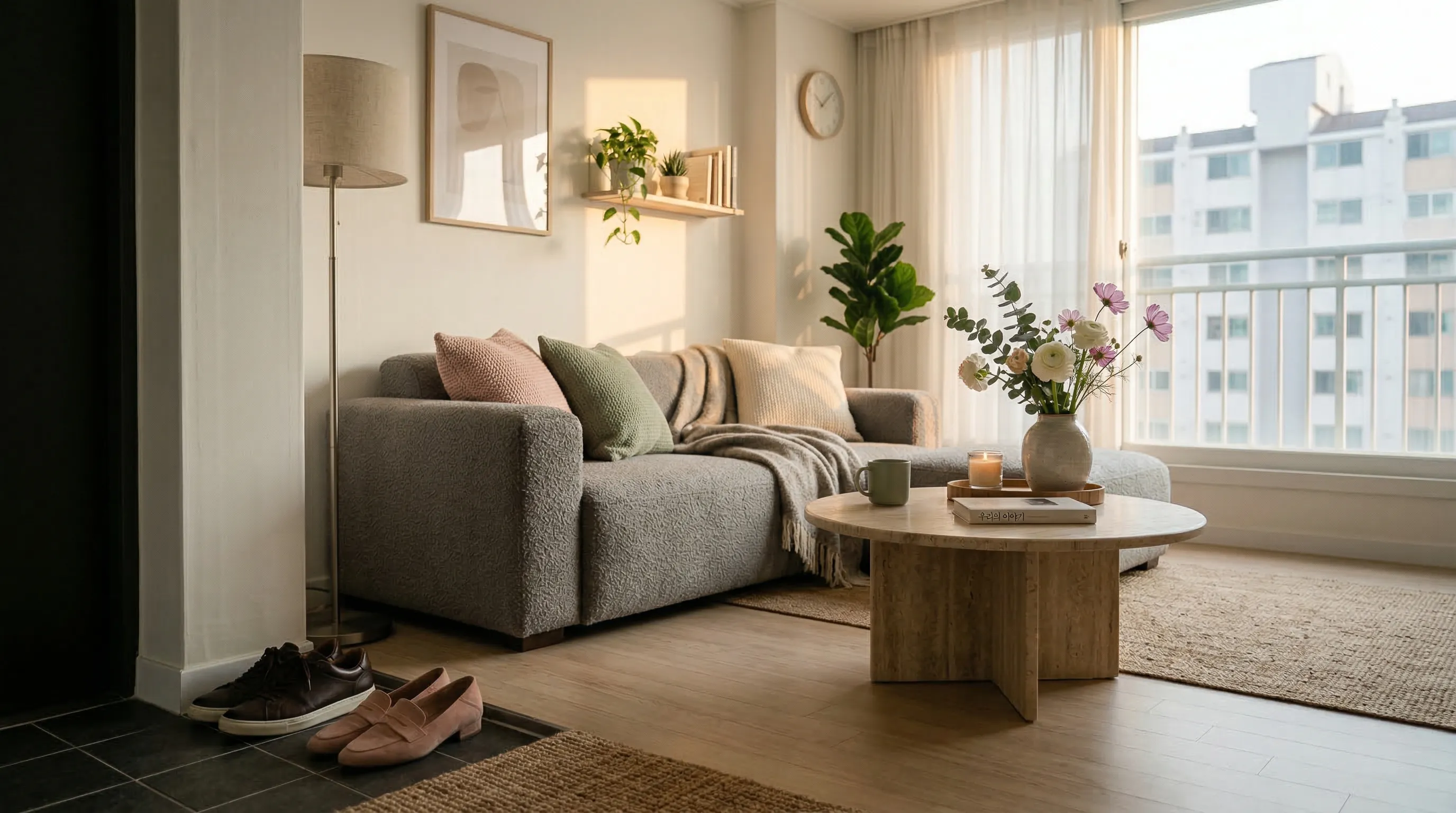 아늑한 거실 인테리어